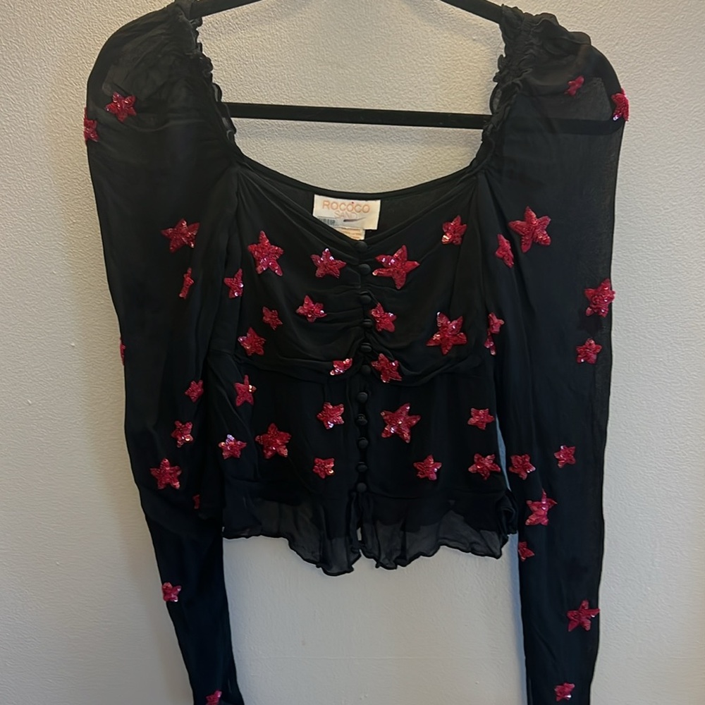 Rococo Sand All That Glitters Top- Size XS - Picture 6 of 8